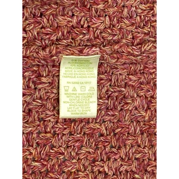 Sigrid Olsen Sweater size Medium Pink Double Zipper Soft Cardigan Womens - Picture 4 of 6